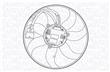 MOTOR ELECTROVENTILADOR CON ASPA ALTERNA