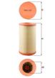 FILTRO AIRE ORIGINAL MAHLE
