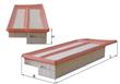 FILTRO AIRE ORIGINAL MAHLE