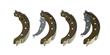 PATIN FRENOS TRASEROS JUEGO ORIGINAL COB