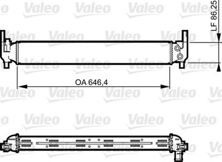 RADIADOR INTERCOOLER ORIGINAL VALEO