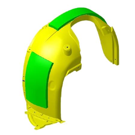 GUARDAFANGO PLASTICO DELANTERO DERECHO G