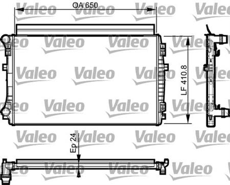 RADIADOR MOTOR ORIGINAL VALEO