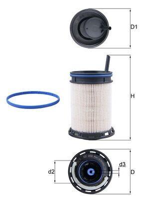 FILTRO PETROLEO ORIGINAL MAHLE