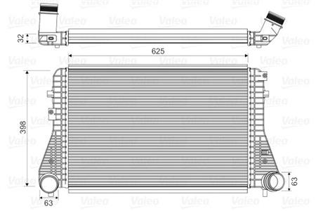 RADIADOR INTERCOOLER ORIGINAL VALEO