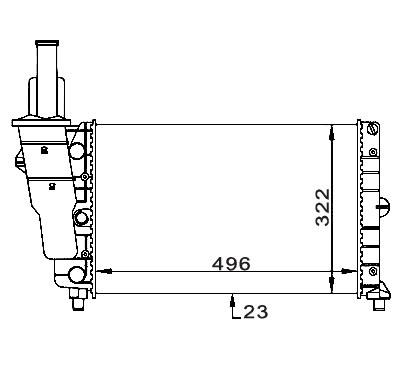RADIADOR MOTOR ALTERNAT.