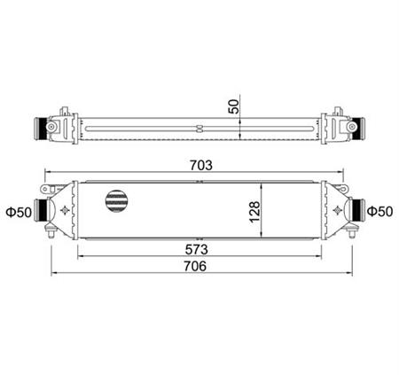 RADIADOR INTERCOOLER ALTERNAT.