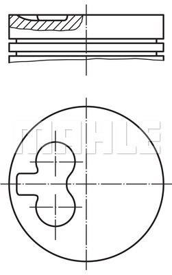 PISTONES MOTOR JUEGO ORIGINAL MAHLE