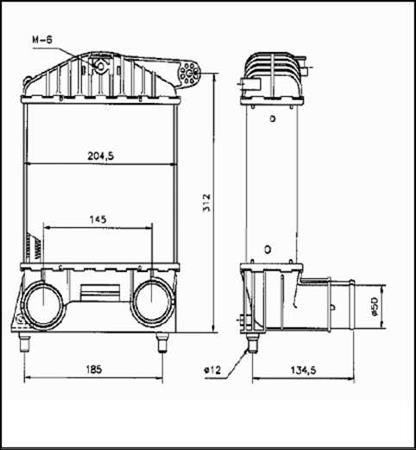 RADIADOR INTERCOOLER GENUINO