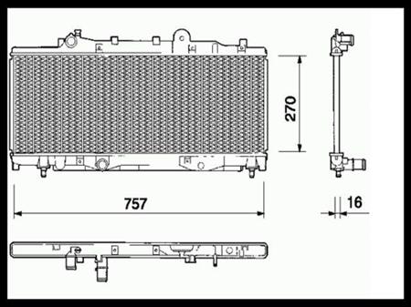 RADIADOR MOTOR ALTERNAT. ITALIA